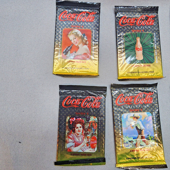 Coca Cola Red Tin Box Metal 3 Drawer File Cabinet with 6 sets of Collector Cards - Picture 11 of 15